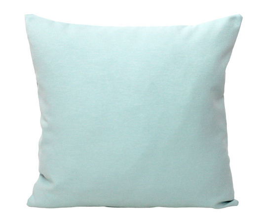 Aqua Blue Pillow Cover