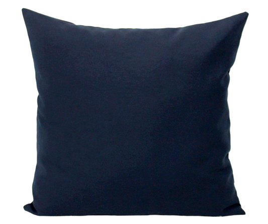 Navy Blue Pillow Cover