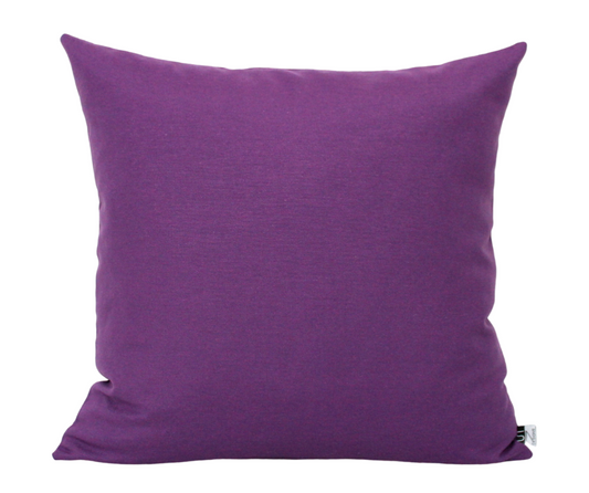Dark Purple Pillow Cover