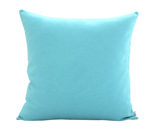 Bright Turquoise Pillow Cover