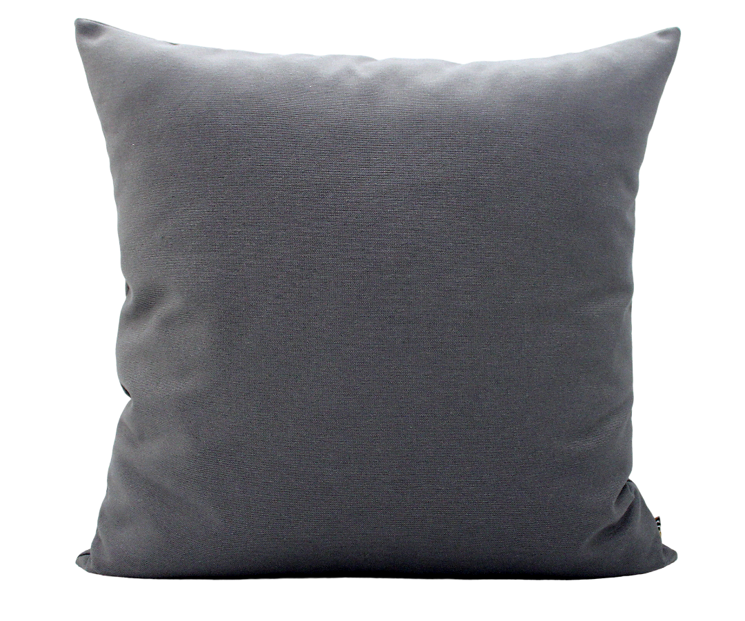 Charcoal Blue Pillow Cover