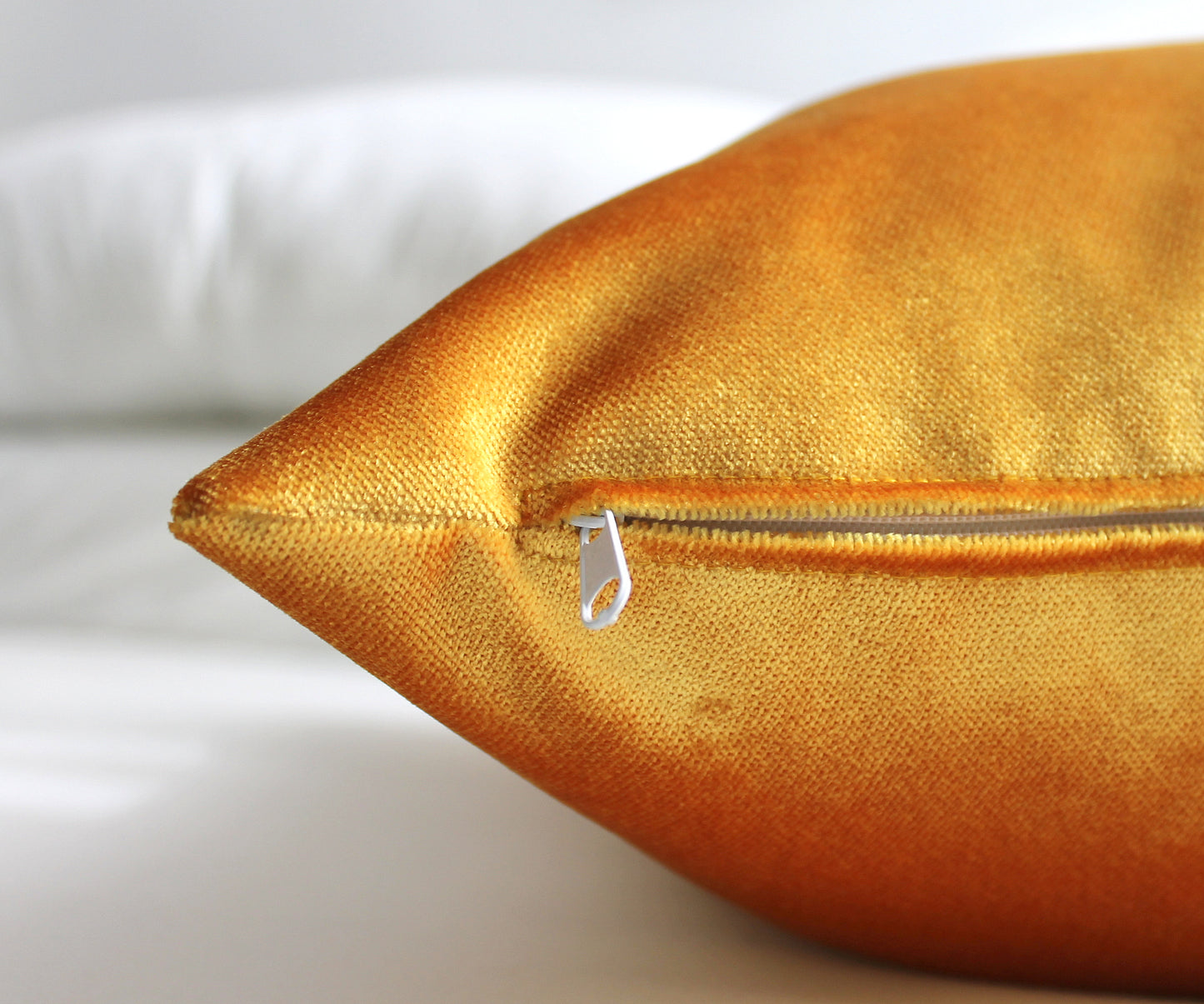 Yellow velvet throw cushion cover , luxury home decor, extra long lumbar