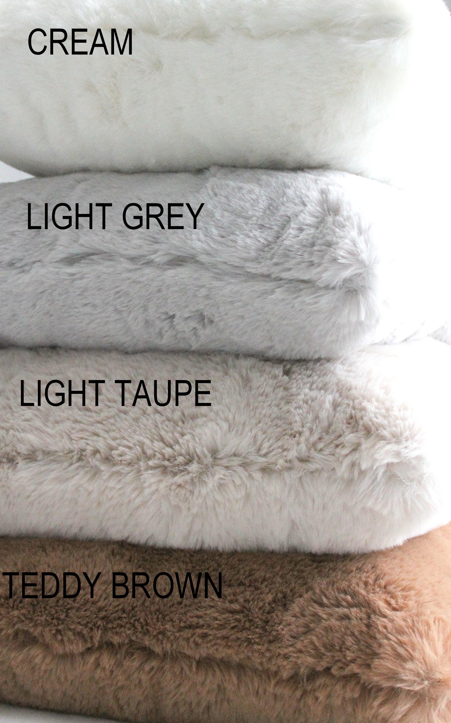 Luxurious Puffy Faux Fur Pillow Cover - Teddy Brown