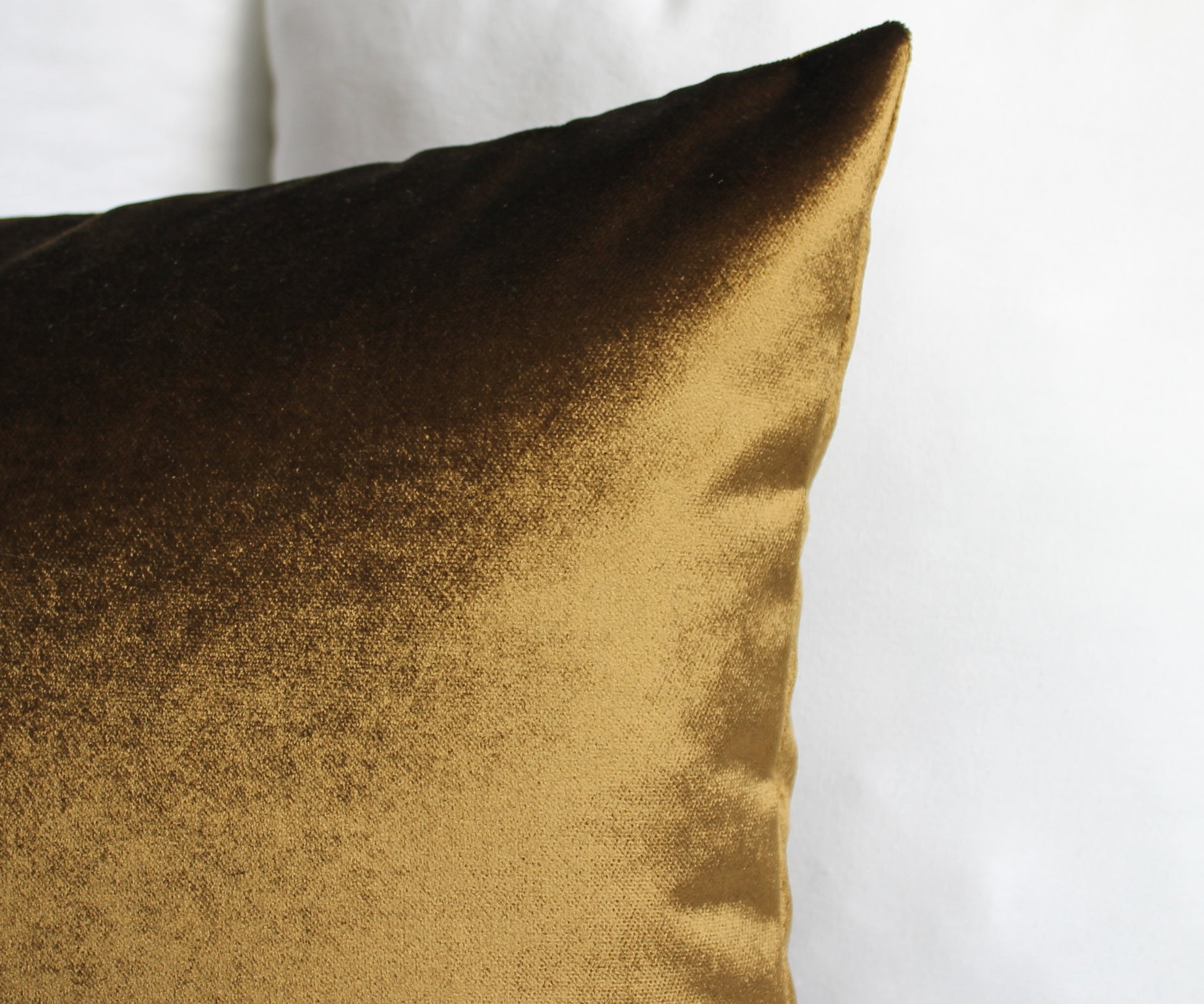 Extra Long Sunlit Kelp Premium Velvet Throw Pillow Cover, bedroom decor