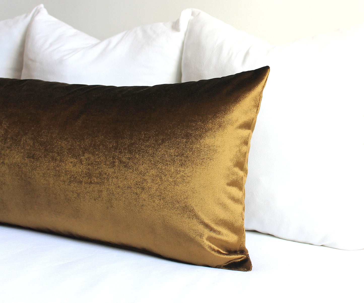 Sunlit Kelp Premium Velvet Throw Pillow Cover, living room decor