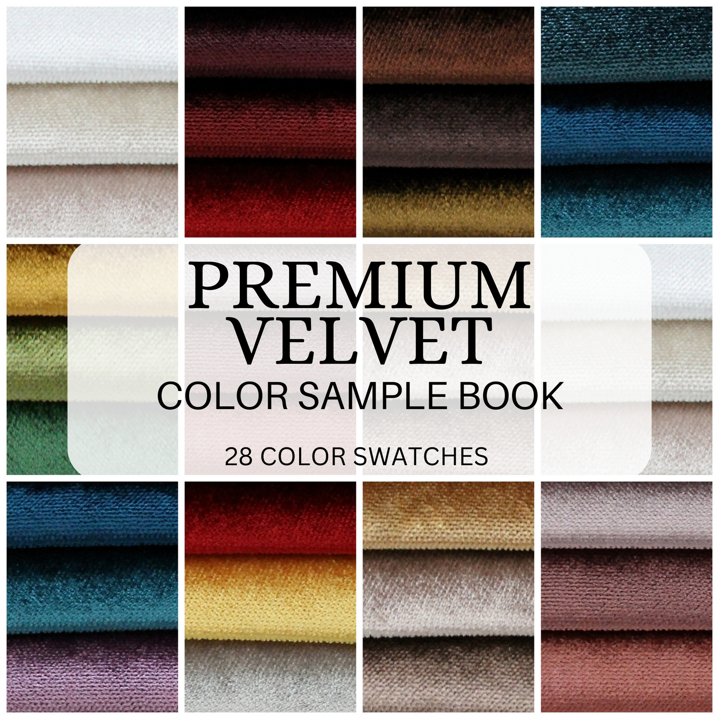 PREMIUM VELVET SWATCHES / SAMPLE BOOK