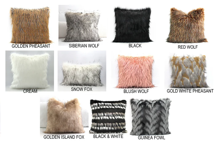 FAUX FUR FABRIC SAMPLES