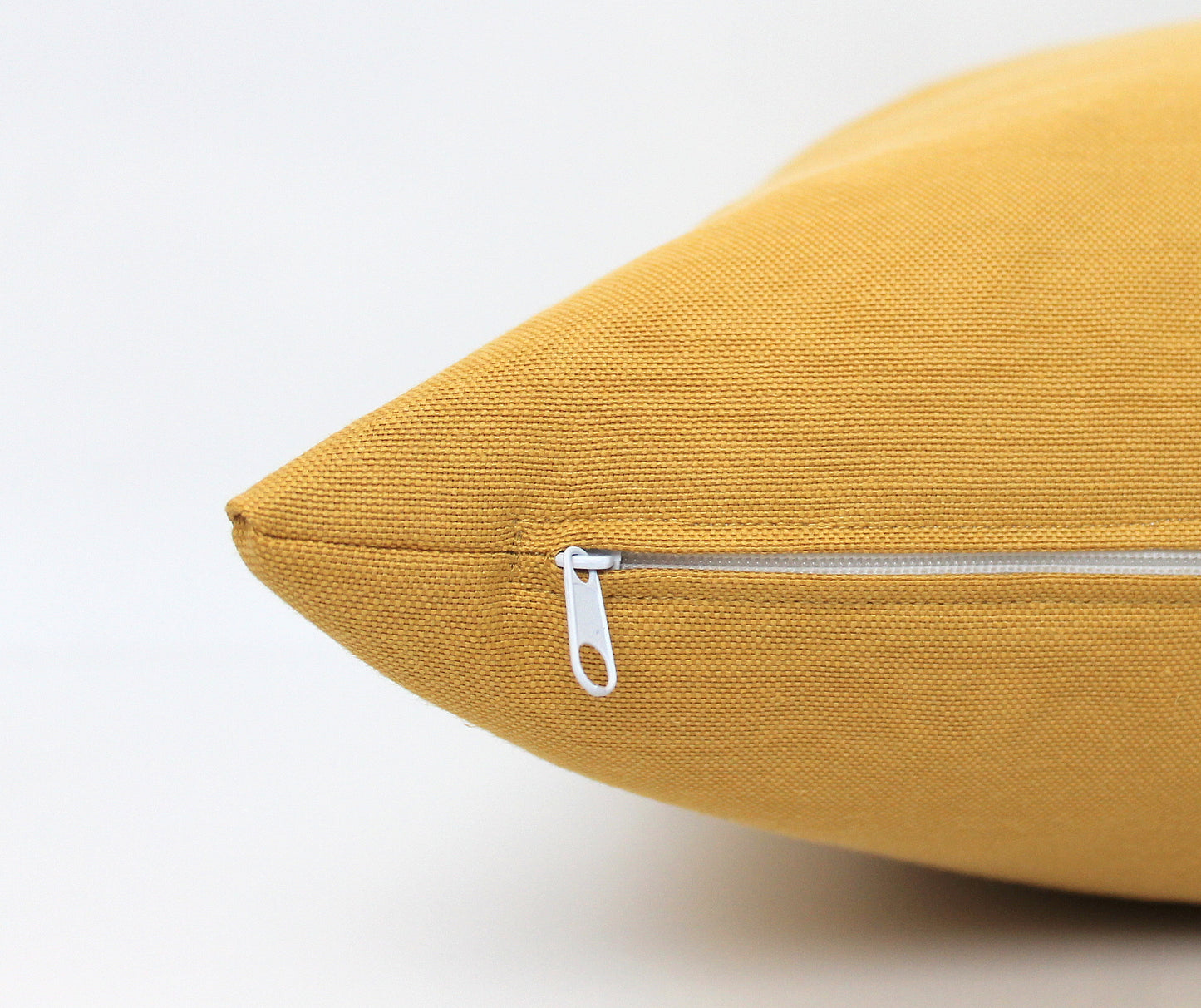 Solid Mustard Pillow Covers, Cotton, All sizes available.