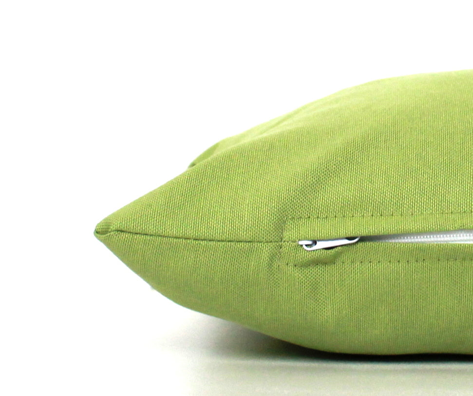 These simple modern apple green cotton pillow covers are a great interchangeable home decor must!!