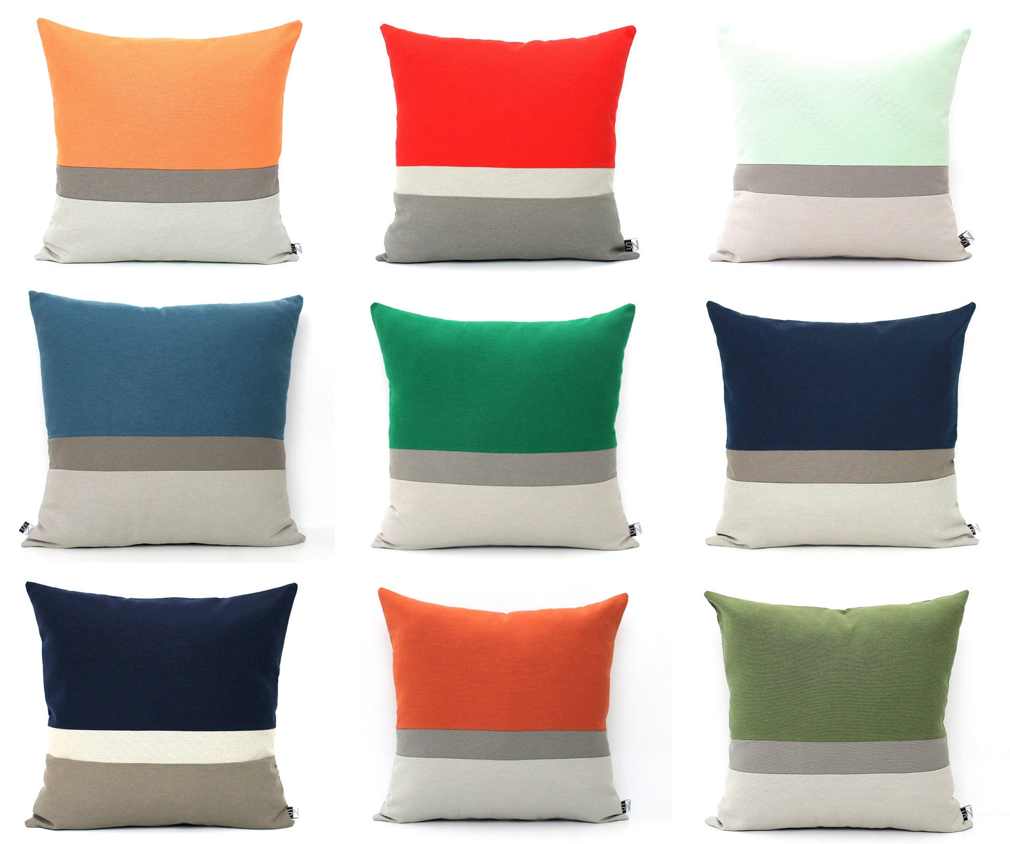 Design your own Custom Color Block Pillow Cover