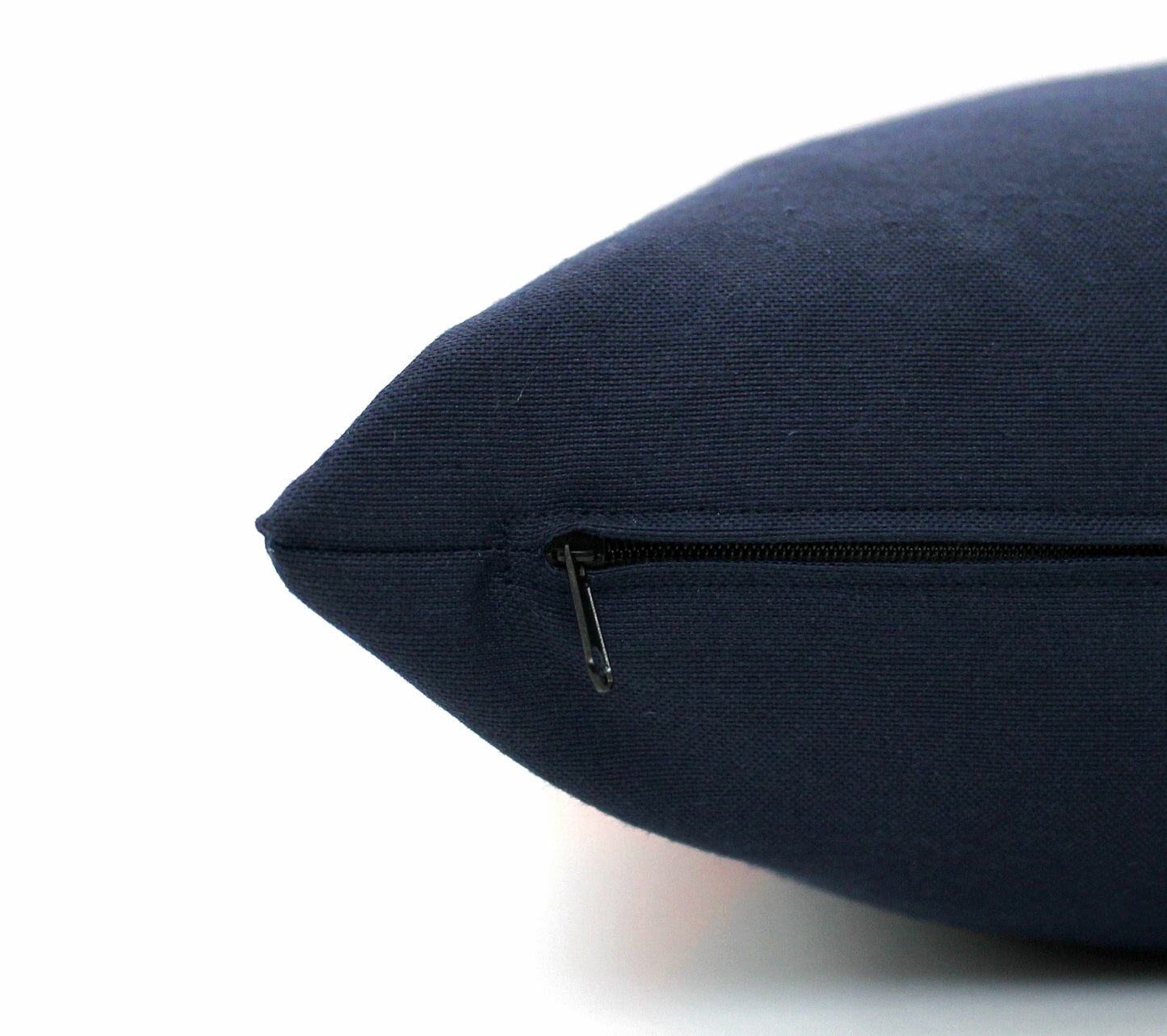 Olive Green, Navy Blue and Brown Faux Leather Colorblock Pillow Cover - All Sizes