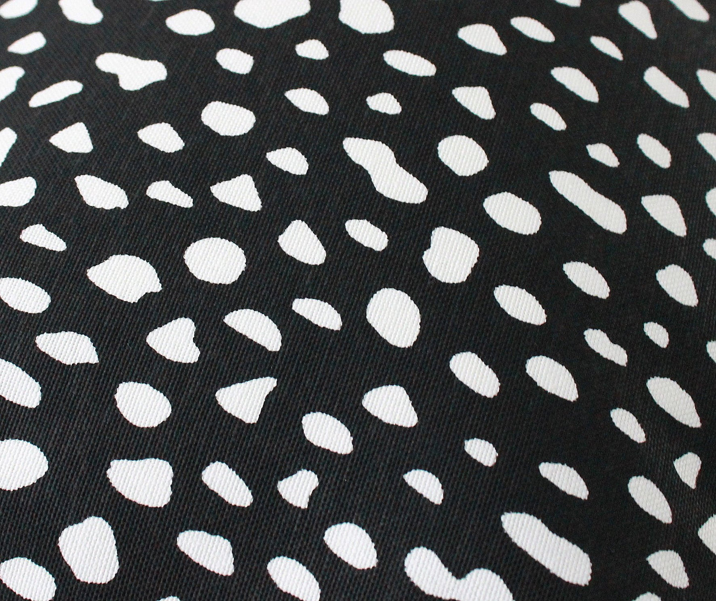 Black and White Spots Lumbar Pillow Cover