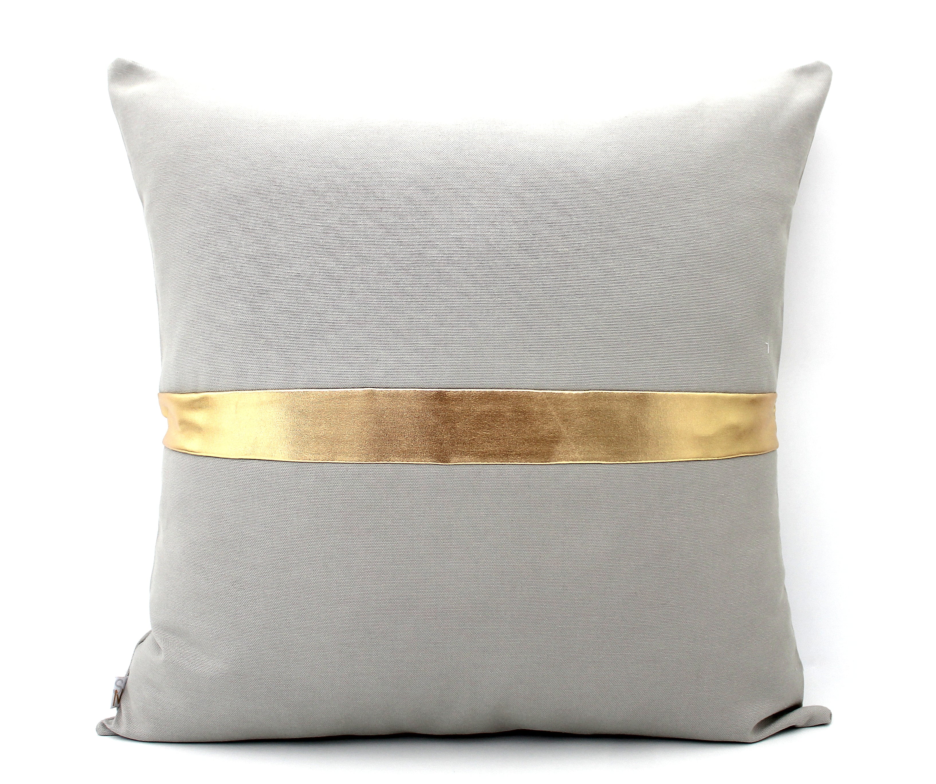 Grey and gold pillow covers hot sale