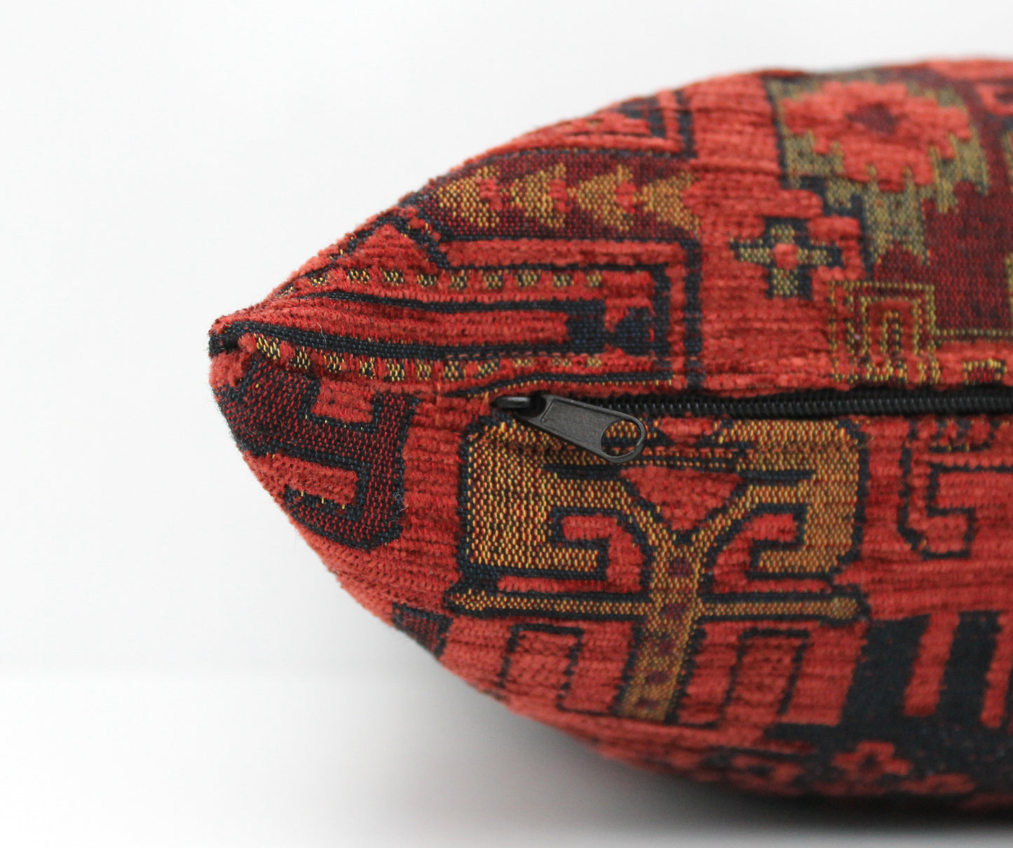 Burnt Orange Turkish Kilim Pillow Cover