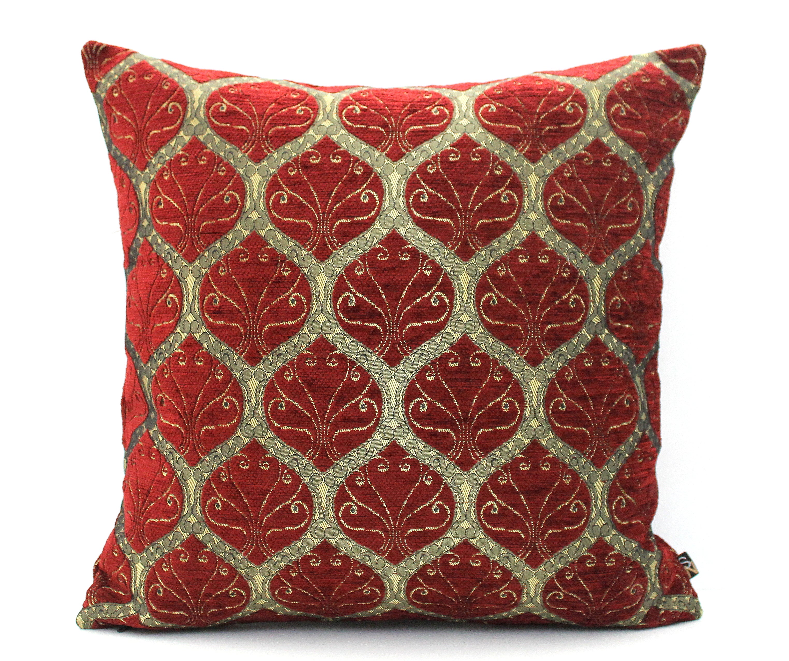 Burgundy red throw pillows deals