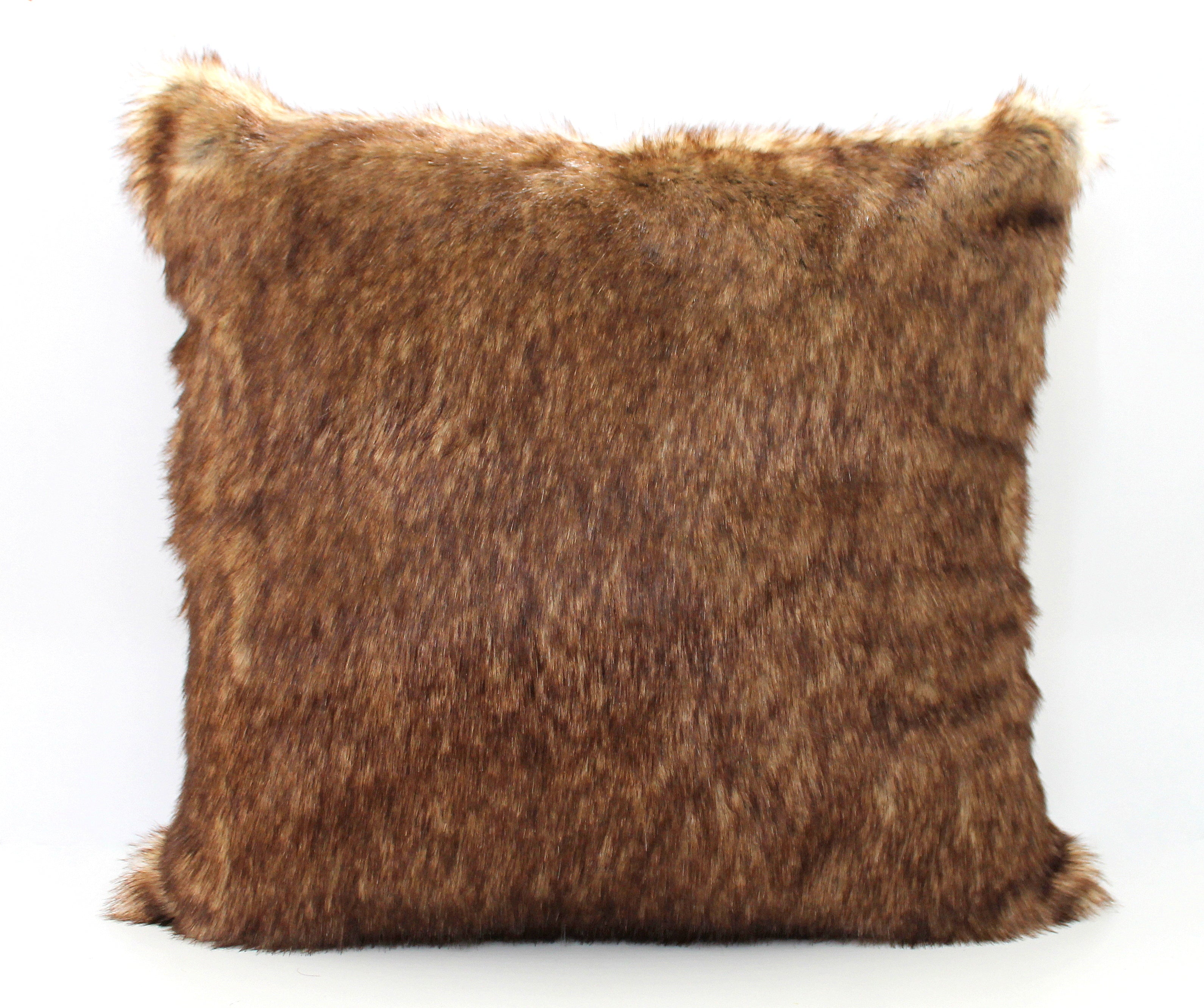 Faux fur discount lumbar pillow cover