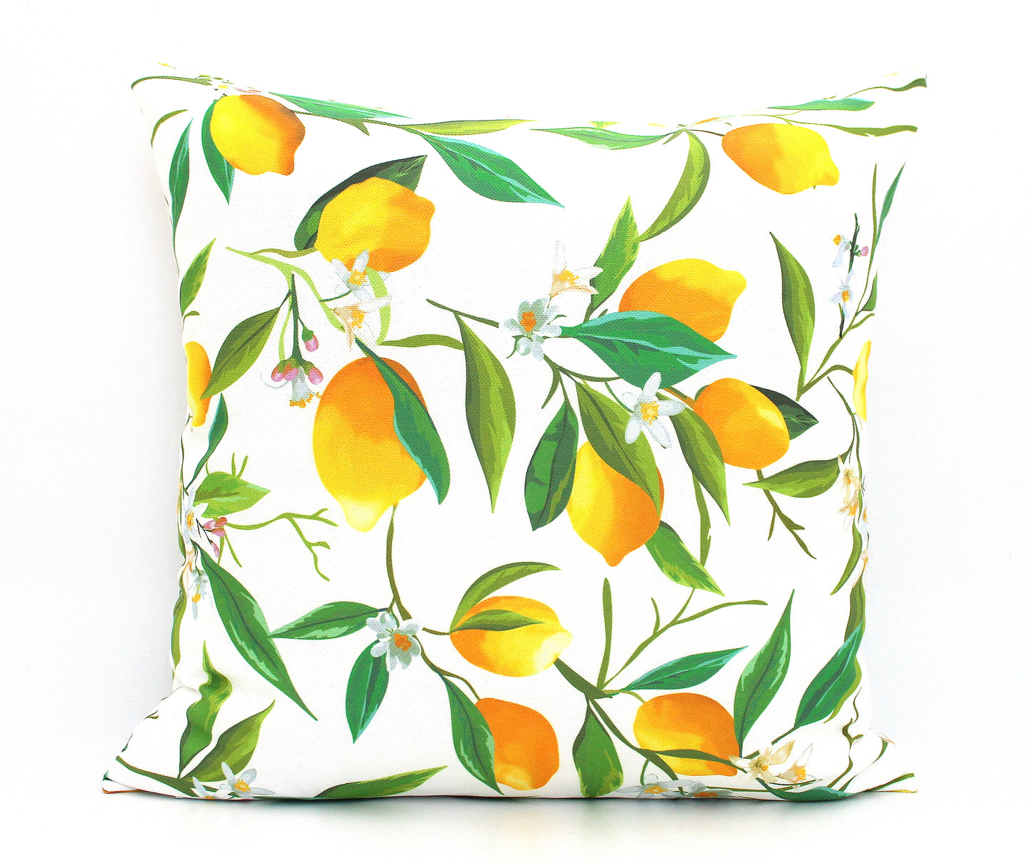 Lemon Blossom Garden Decorative Pillow Cover