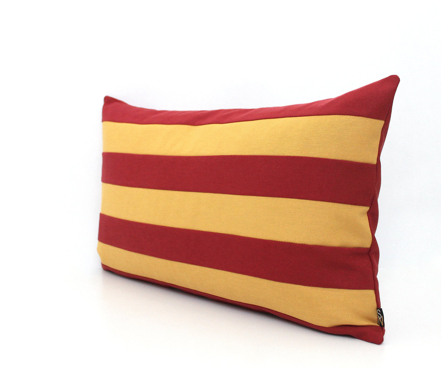 Harry Potter Gryffindor House Inspired Maroon and Mustard Colorblock Pillow Cover