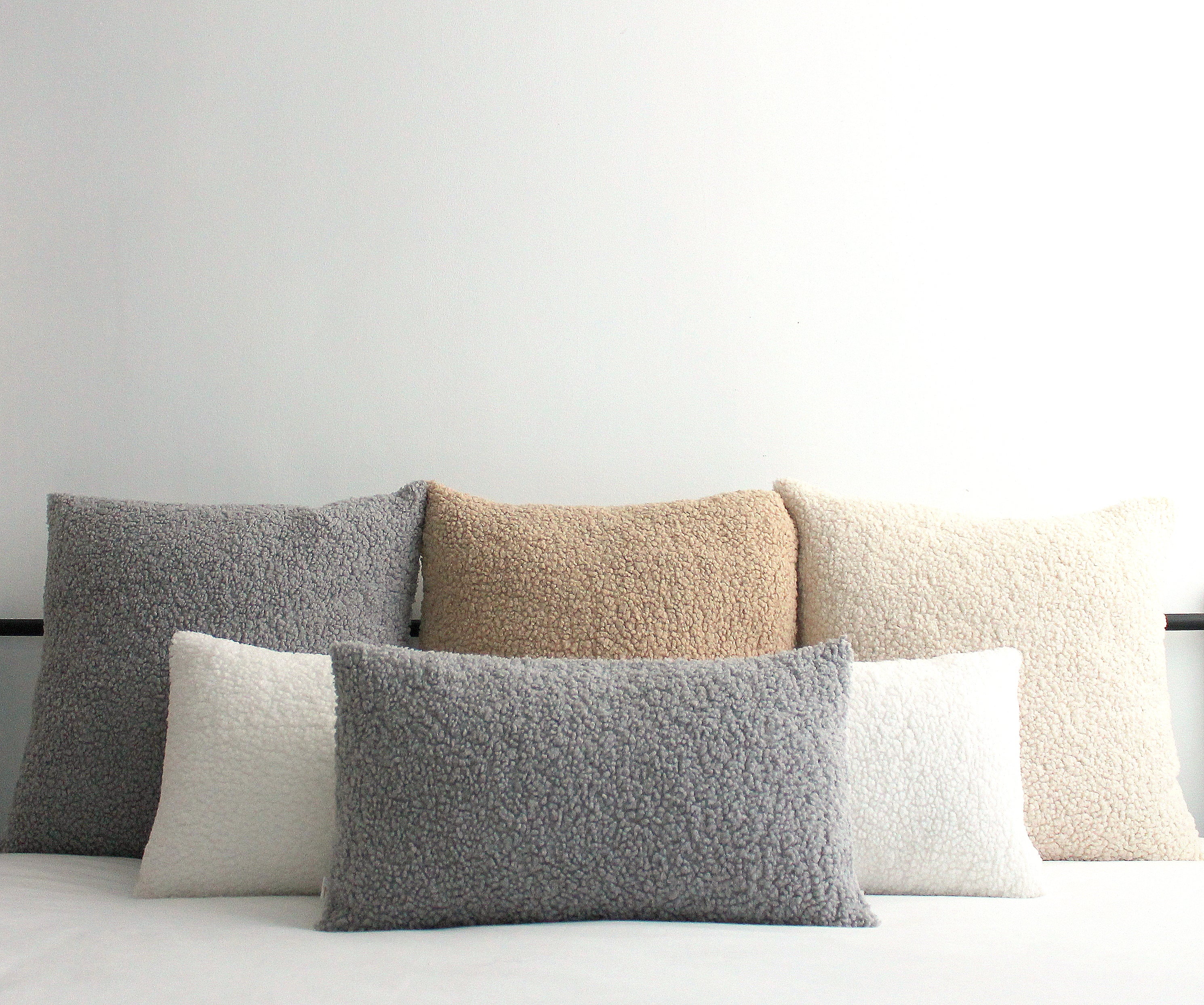 Grey decorative pillows best sale