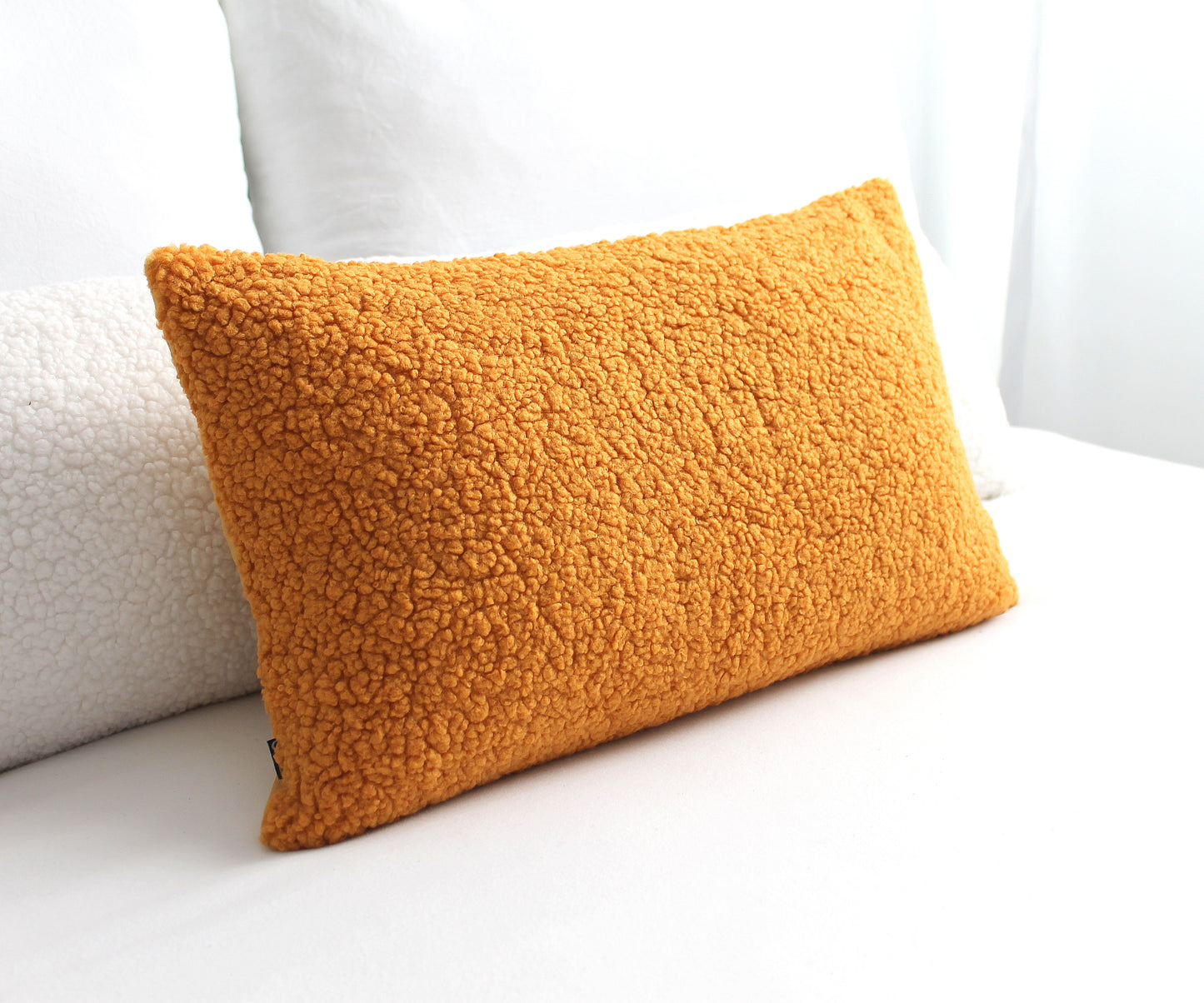 Create a cozy look to your space with this Honeycomb Cozy Teddy Boucle Throw Pillow Cover. The classic texture adds a warm and inviting touch to your sofa or bed. Comfortable to touch makes it perfect for snuggling up with!