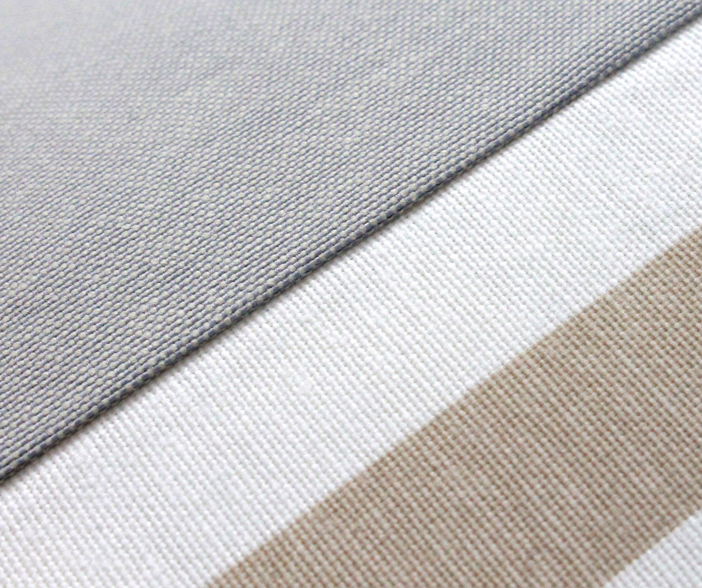 Light Grey, Beige and off White Colorblock Lumbar Pillow Cover