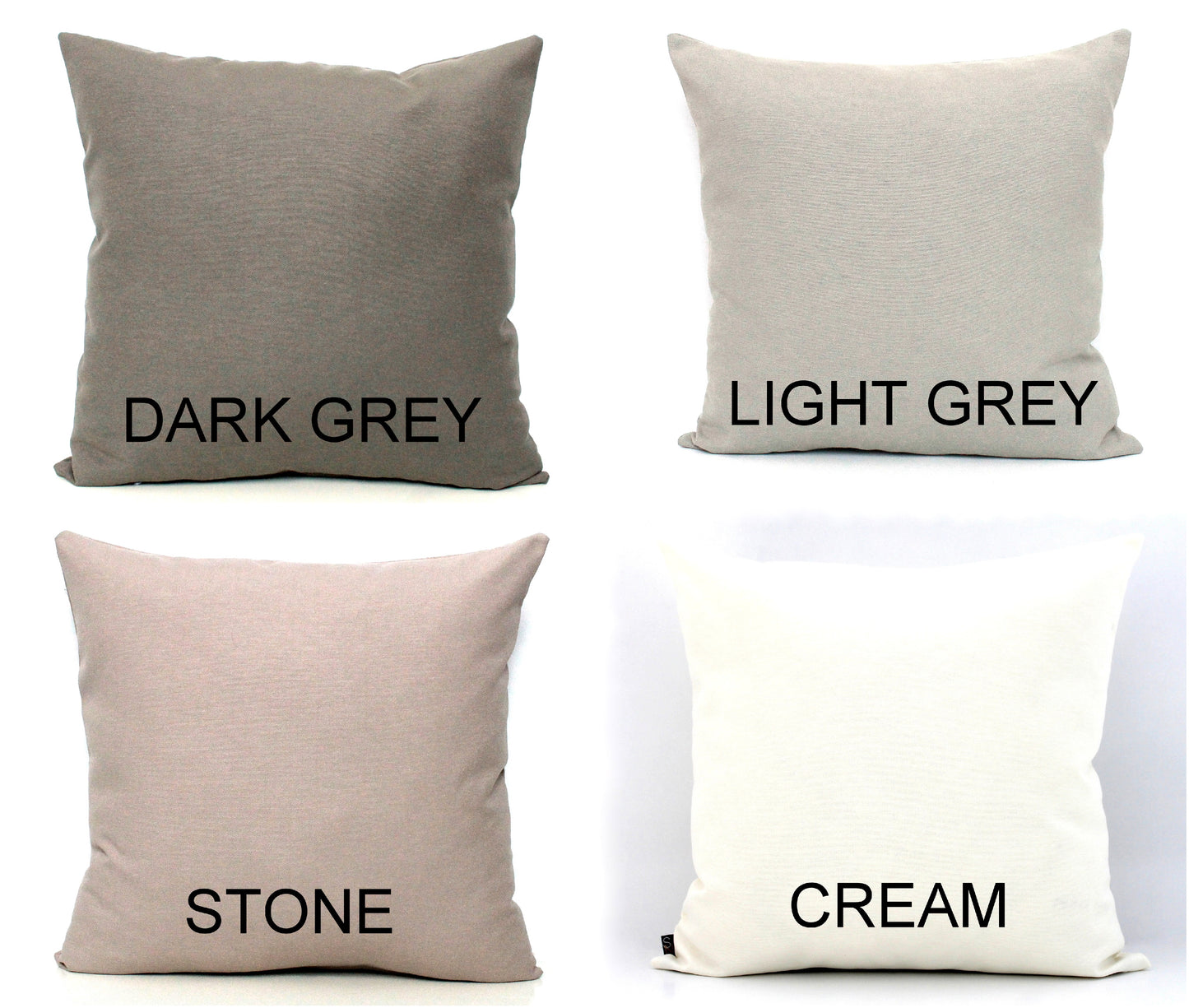 Olive Green, Dark Grey and Brown Faux Leather Colorblock Pillow Cover - All Sizes