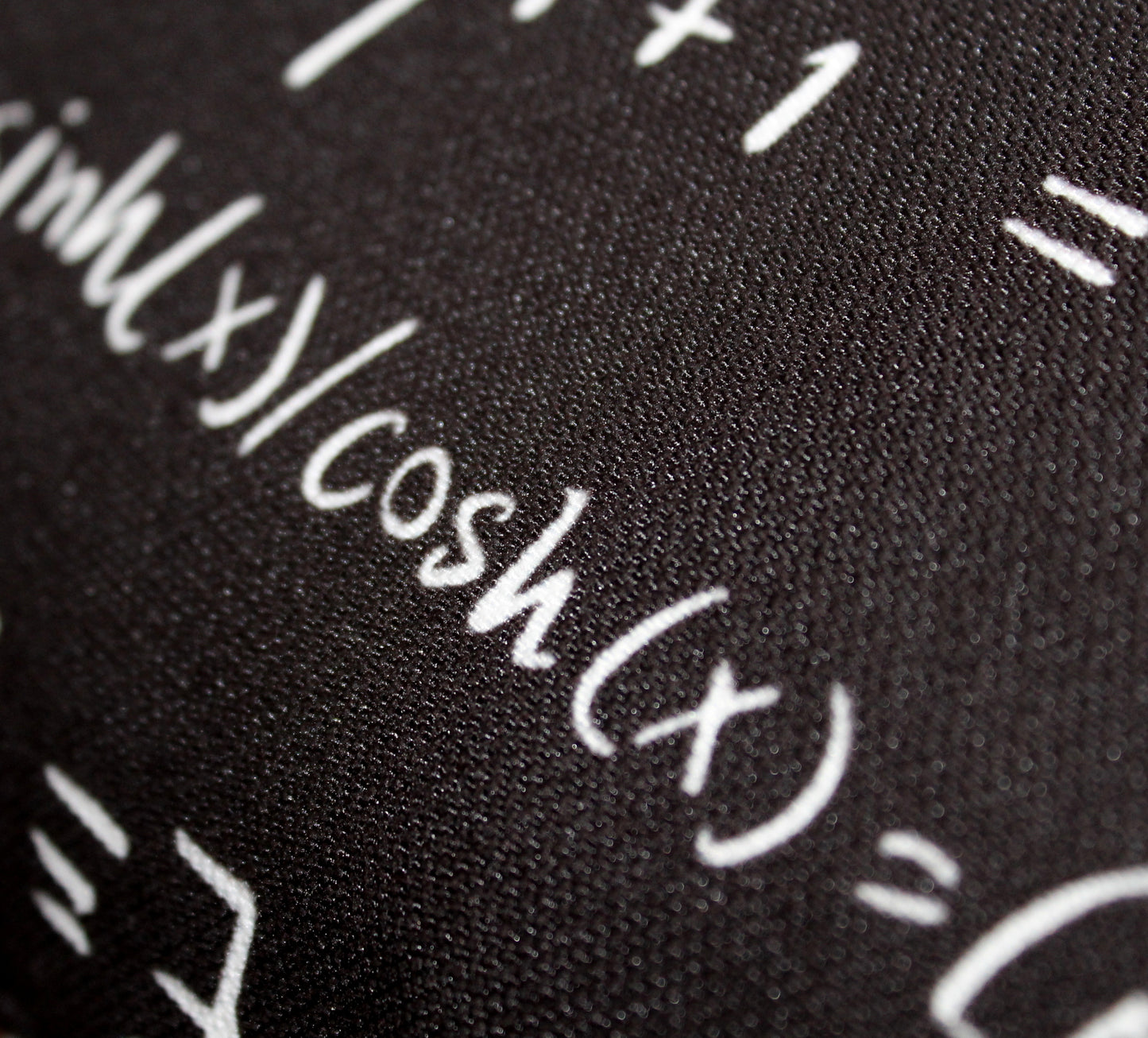 Mathematics Chalkboard Pillow Cover